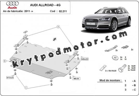 Kryt pod motor Audi All Road A6