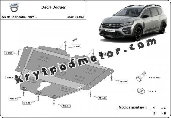 Kryt pod motor Dacia Jogger