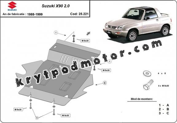 Kryt pod motor Suzuki X90 2.0