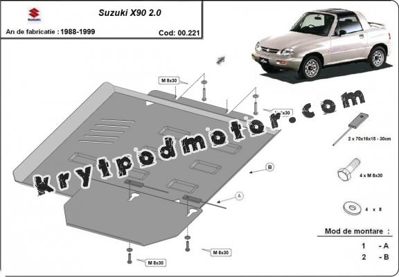 Kryt pod převodovka Suzuki X90 2.0