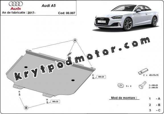 Kryt pod převodovka Audi A5