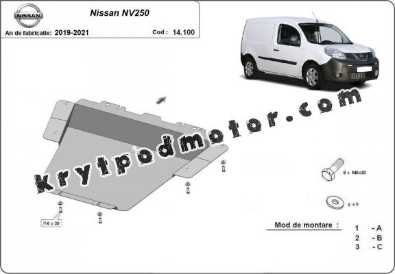 Kryt pod motor Nissan NV250