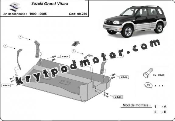Kryt pod nádrž Suzuki Grand Vitara