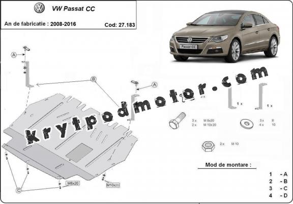 Kryt pod motor VW Passat CC