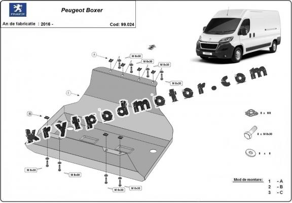 Kryt pod nádrž Peugeot Boxer