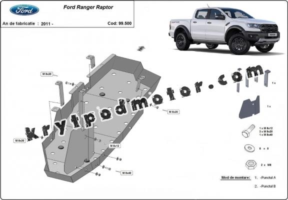 Kryt pod nádrž Ford Ranger Raptor