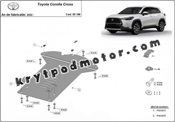 Kryt pod katalyzator/cat lock Toyota Corolla Cross