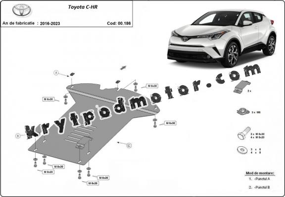 Kryt pod katalyzator/cat lock Toyota C-HR