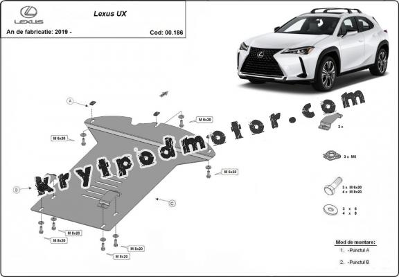 Kryt pod katalyzator/cat lock Lexus UX