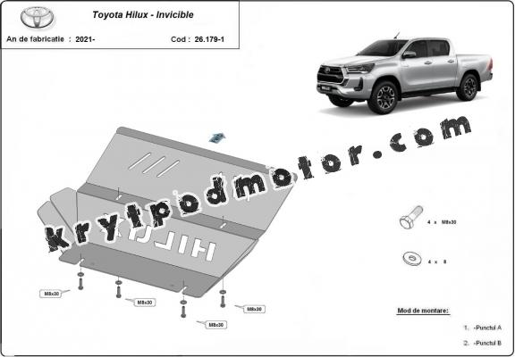 Kryt pod chladič Toyota Hilux Invincible