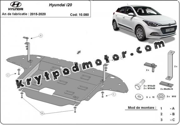 Kryt pod motor Hyundai i20
