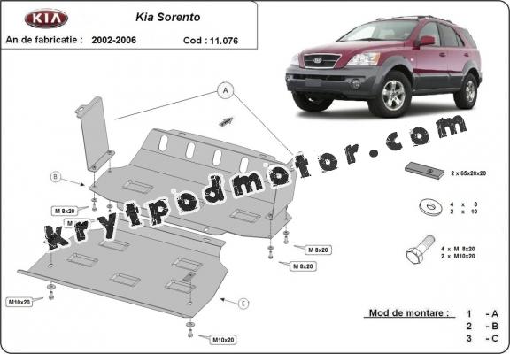 Kryt pod motor Kia Sorento