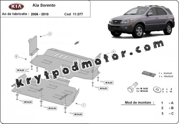 Kryt pod motor Kia Sorento