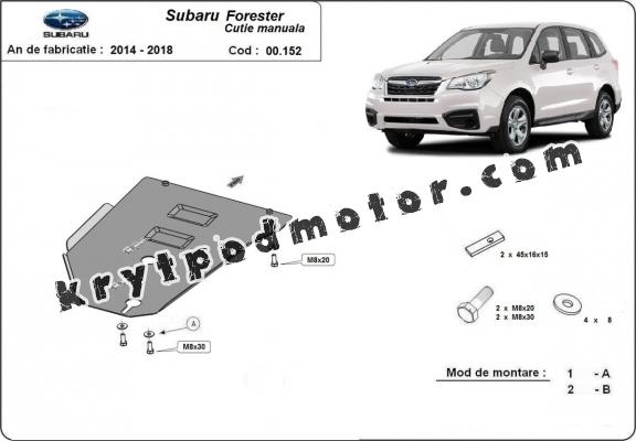 Kryt pod manuální  převodovka Subaru Forester 4