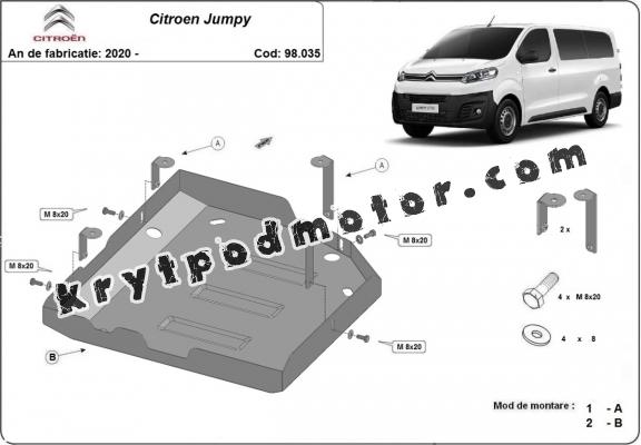 Kryt pod AdBlue Citroen Jumpy