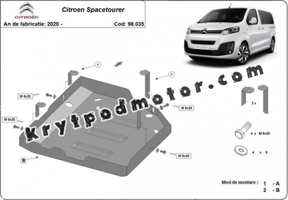 Kryt pod AdBlue Citroen Spacetourer