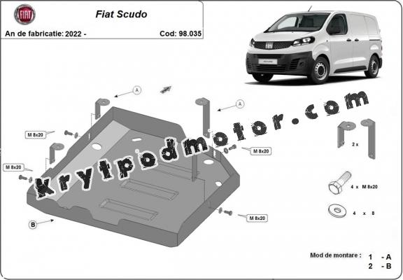 Kryt pod AdBlue Fiat Scudo