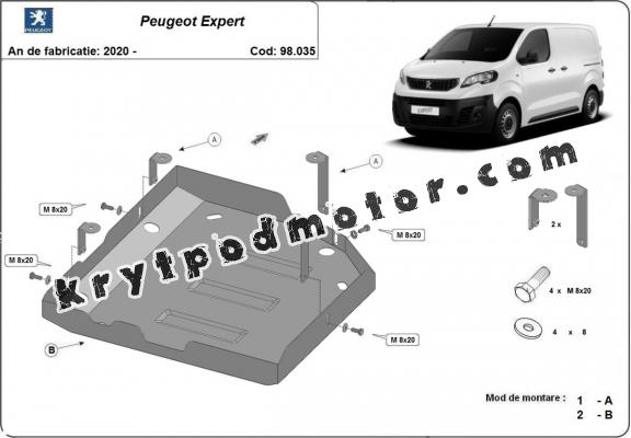 Kryt pod AdBlue Peugeot Expert