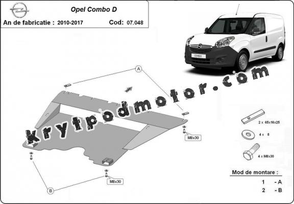 Kryt pod motor Opel Combo D 