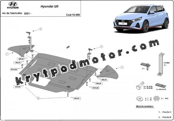 Kryt pod motor Hyundai i20