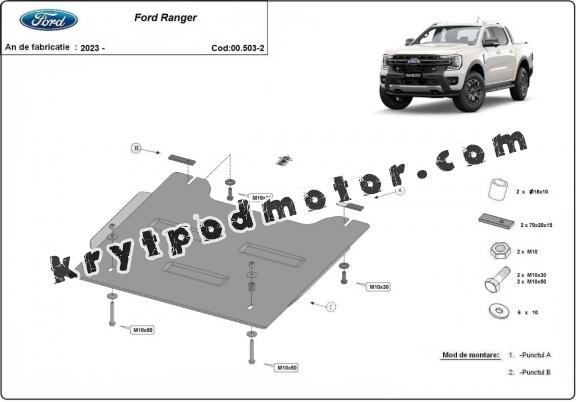 Kryt pod  případ převodu Ford Ranger