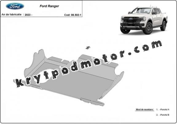 Kryt pod motor Ford Ranger
