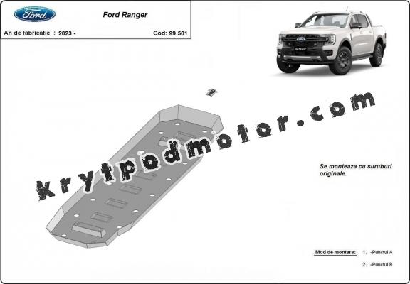 Kryt pod nádrž Ford Ranger