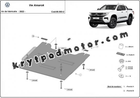 Kryt pod  případ převodu Volkswagen Amarok