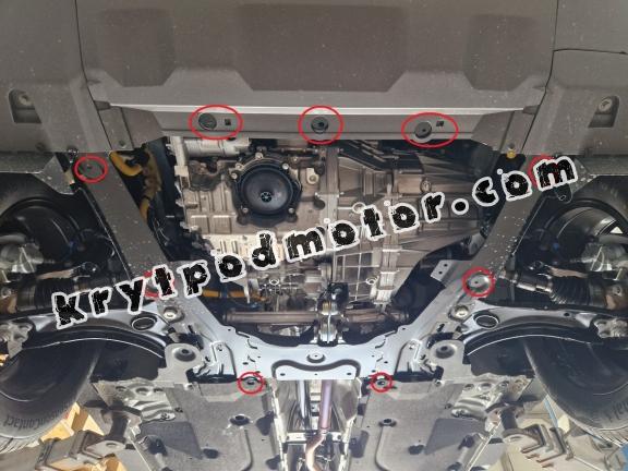 Kryt pod motor hliník Dacia Duster- 4x4
