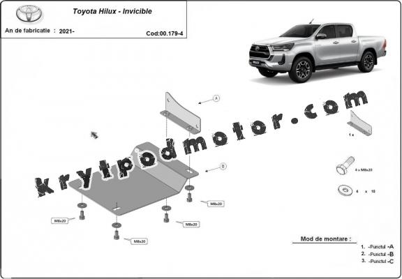 Kryt pod senzory DPF Toyota Hilux
