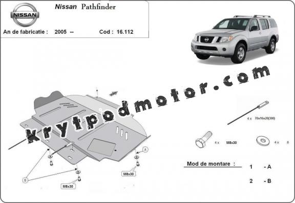 Kryt pod motor Nissan Pathfinder