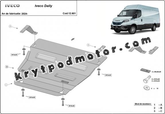 Kryt pod motor Iveco Daily 7