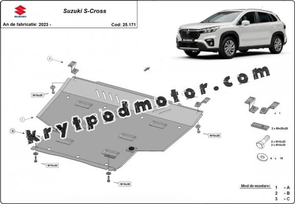 Kryt pod motor hliník Suzuki S-Cross