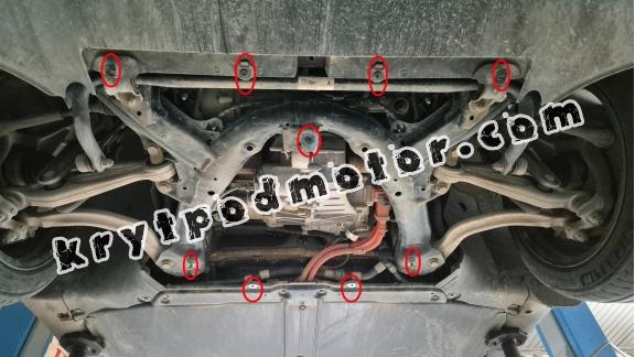 Přední štít elektromotoru pro Tesla Model 3 AWD