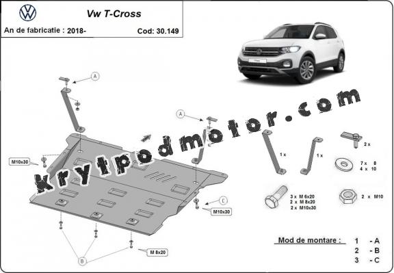 Kryt pod motor VW T-Cross