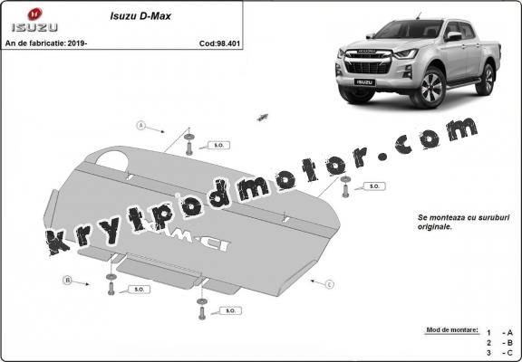 Kryt pod chladič Isuzu D-Max