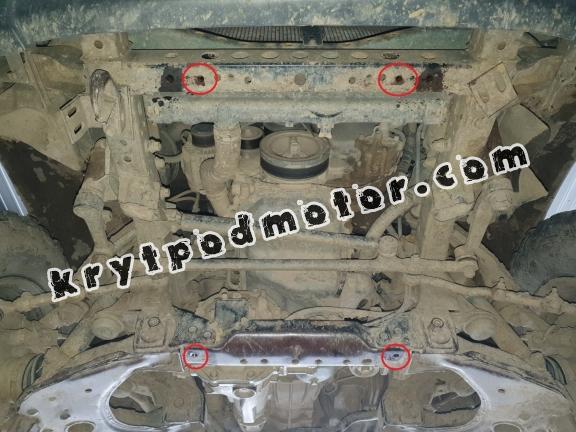 Kryt pod motor Toyota Hilux