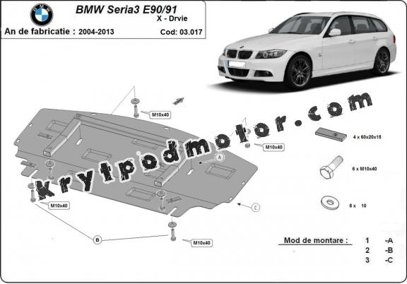 Kryt pod chladič BMW seria 3 - E90