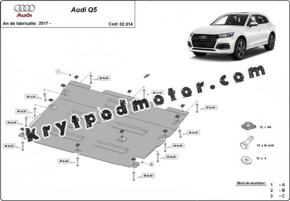 Kryt pod motor Audi Q5