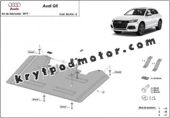 Kryt pod případ převodu Audi Q5