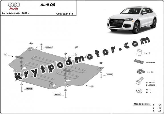 Kryt pod převodovka Audi Q5