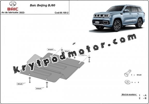 Kryt pod případ převodu Baic Beijing BJ60