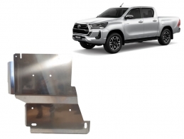 Kryt pod hliník  diferenciál Toyota Hilux Invincible - Aluminium