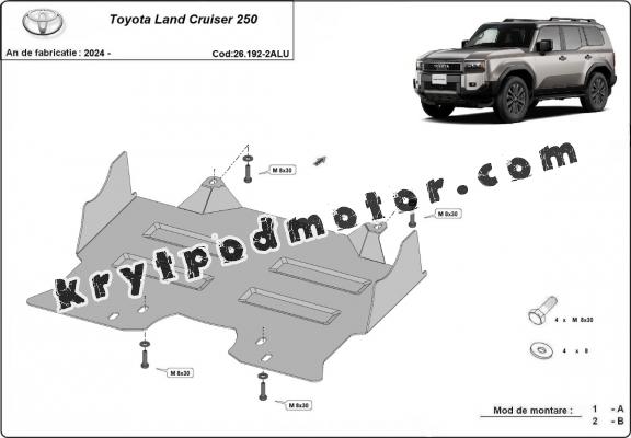 Hliník kryt pod motor Toyota Land Cruiser 250