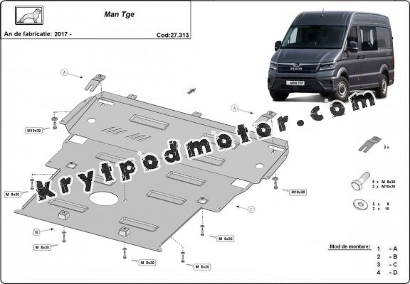 Kryt pod motor Man TGE