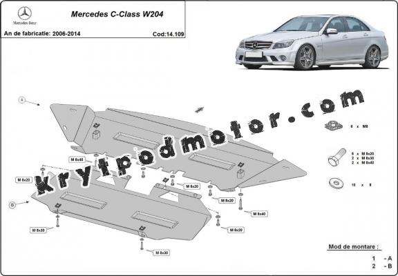 Kryt pod motor Mercedes C-Class W204