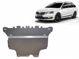 Hliníkový kryt pod motor Skoda Octavia 3