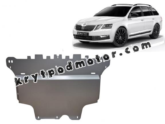Kryt pod motor hliník Skoda Octavia 3