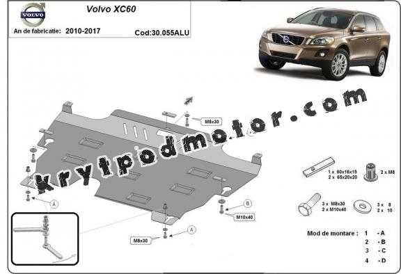 Hliníkový kryt pod motor Volvo XC60
