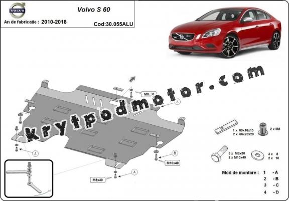 Hliníkový kryt pod motor Volvo S60